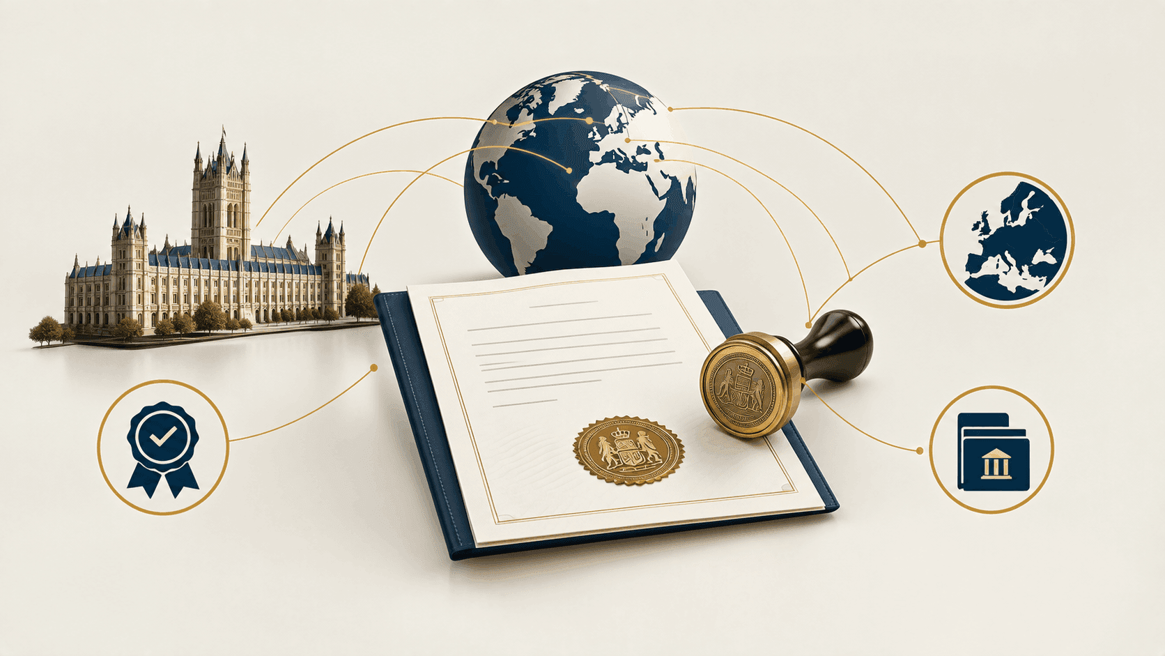 Apostille UK 2026 — legalizzazione documenti britannici per uso in Italia e paesi della Convenzione dell'Aia
