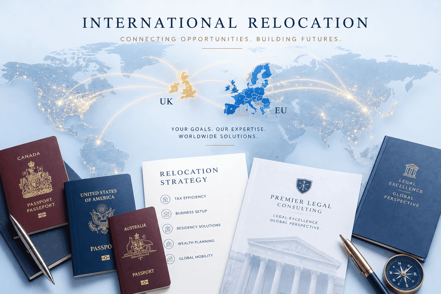 International tax relocation, cross-border tax planning, UK company formation and global mobility consulting services for entrepreneurs, professionals and retirees.